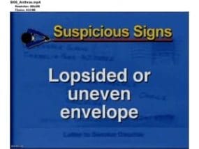 Anthrax Envelope